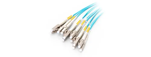 5m MTP MPO патч кабель OM3 Female to 6 LC UPC Duplex 12 волокон корд ядер Перемычка Breakout тип A