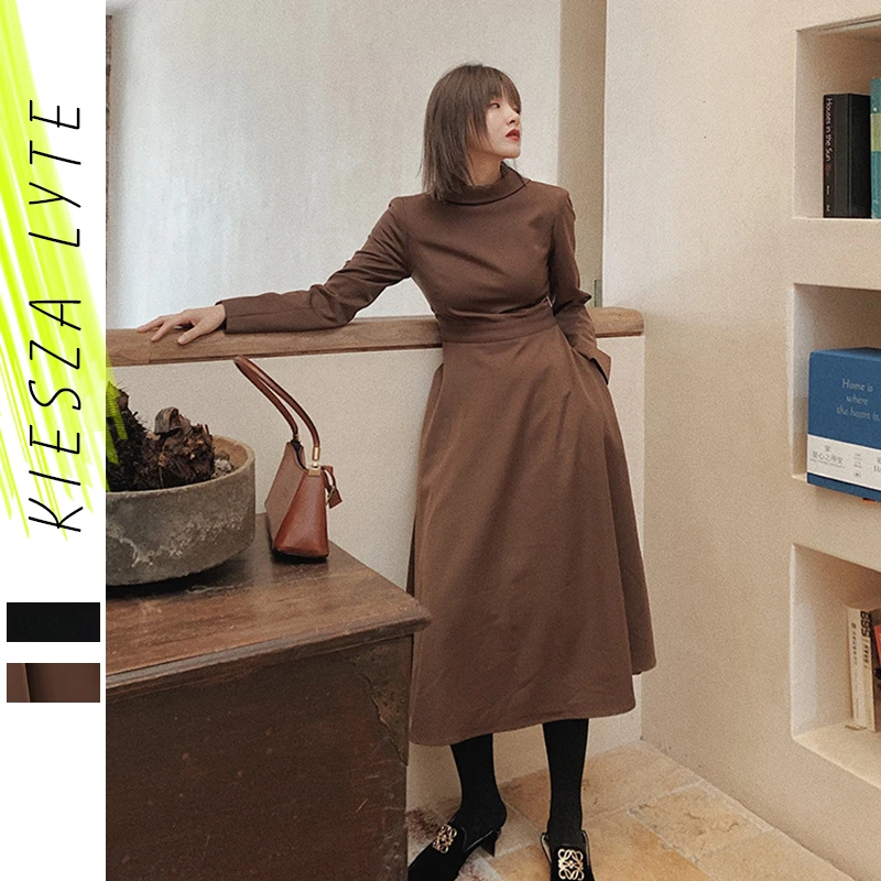 Корейское зимнее платье 2019 женская обувь Модные Винтажные напротив одежда