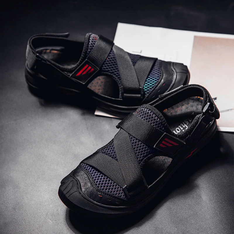 

mensherren transpirables leather heren men's outdoor para sport summer romanas de sandali da sandalet men sandal cuero