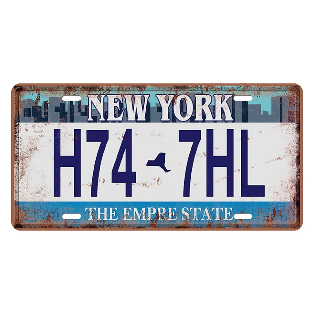 Различные Автомобильные номерные знаки Ретро металлический знак настенные