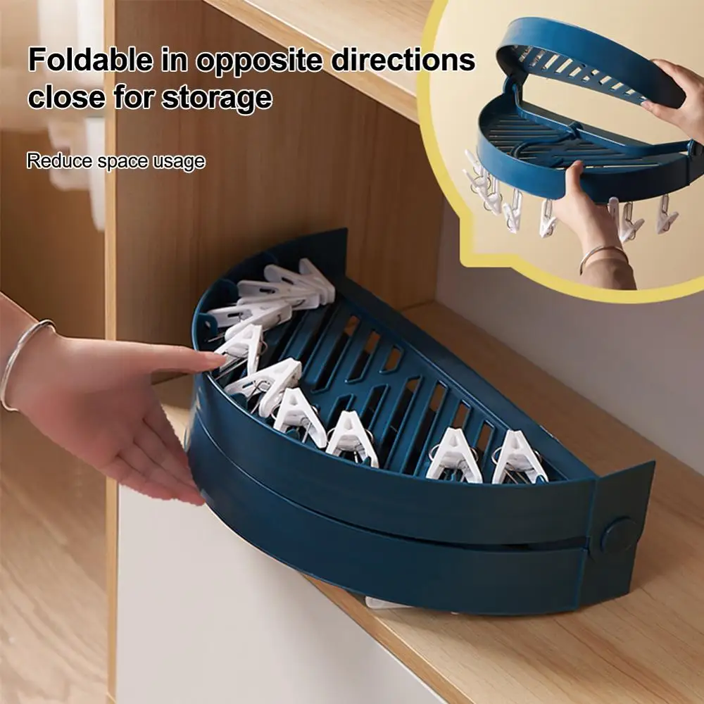 

Portable Folding Drying Rack Outdoor Bathroom Clothes Hanger Balcony Laundry Dryer Airer Shoes Drying Wall Holder With Clip