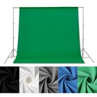 Фон для фотосъемки зеленый экран фон для фотостудии тканевый муслиновый хлопок белый черный хромакей портрет