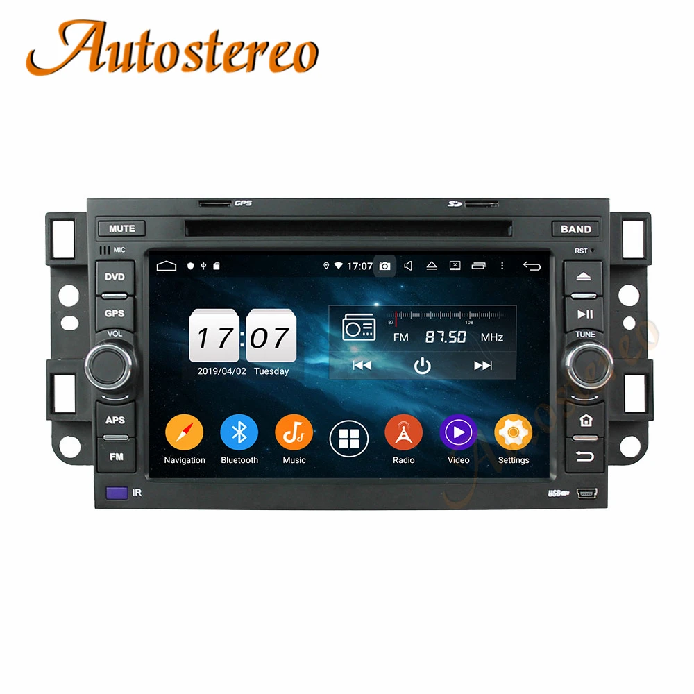 ISP Android 10 PX5/PX6 мультимедийный плеер GPS навигация для Chevrolet EPICA Ave 2006 + автомобильный