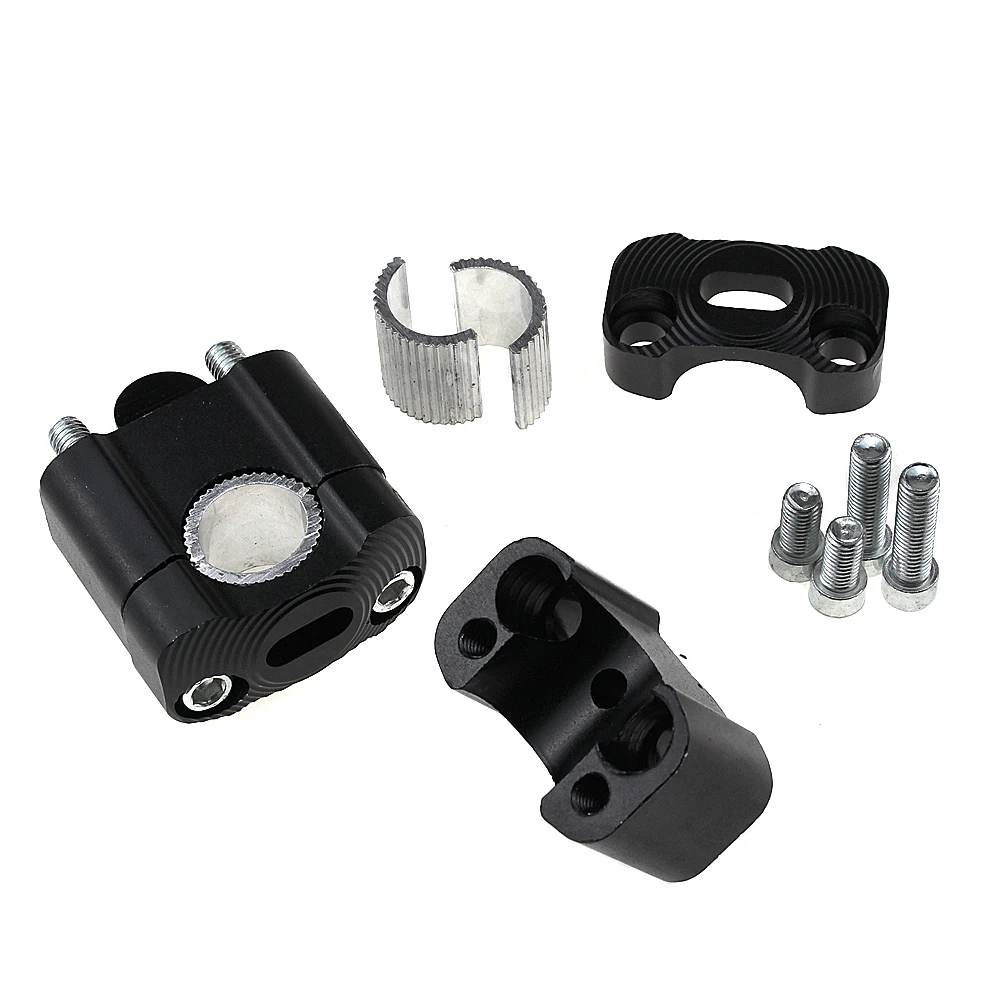 Зажим-переходник на руль мотоцикла регулируемый конусный зажим для Honda Kawasaki Ducati