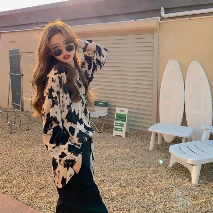 Рубашка женская с леопардовым принтом Повседневная блуза из сетчатой ткани