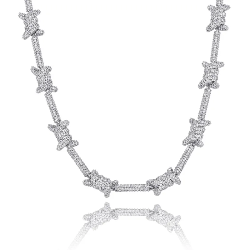 AAA + Кубического циркония вымощенный Bling подчеркивающий индивидуальность галстук