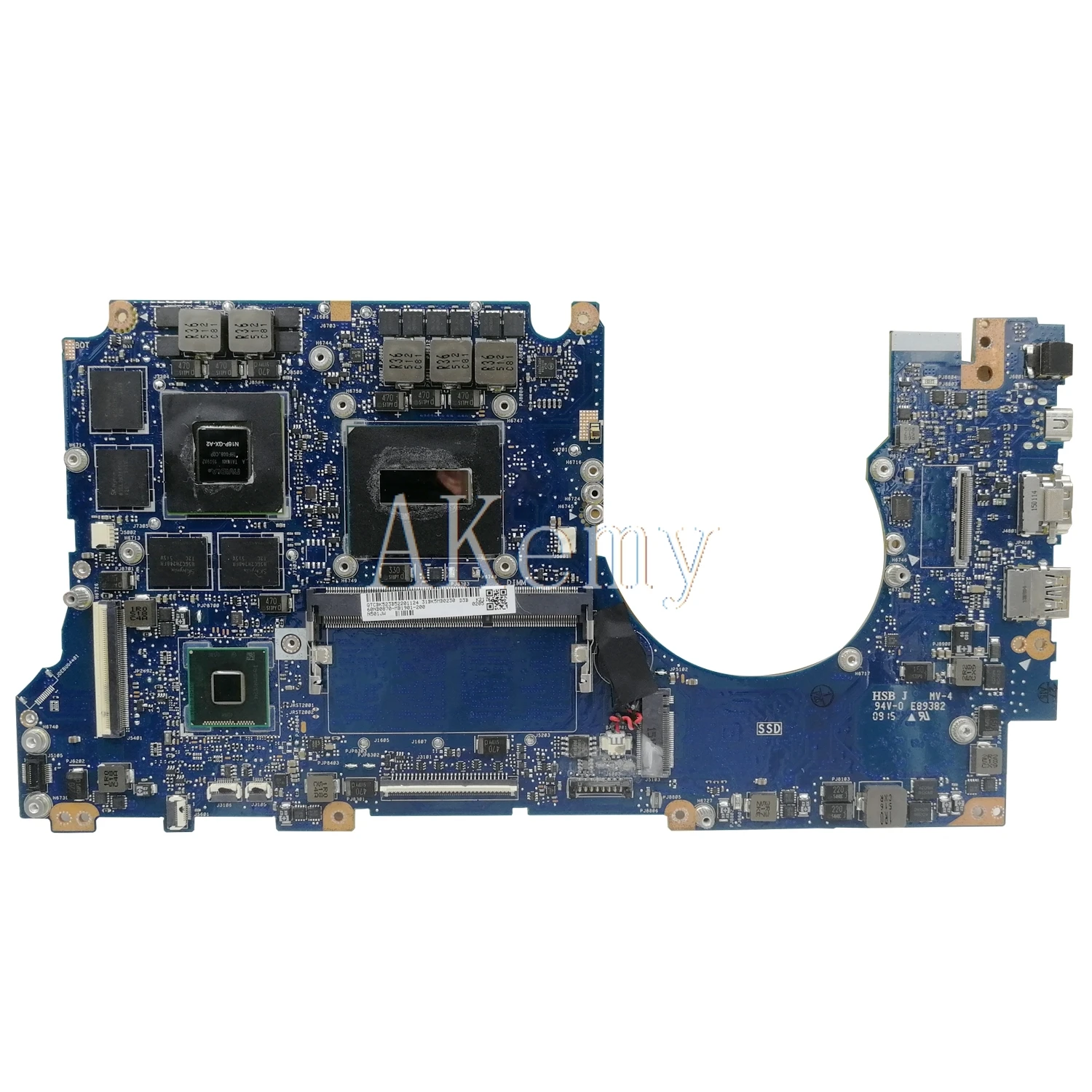 G501JW материнская плата для ноутбука 4G RAM For Asus ROG UX501JW UX501J N501J G501J i7-4720HQ GTX960M