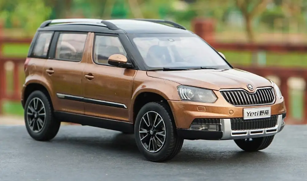 Коллекция коллекционных моделей автомобилей в масштабе 1/18 VW Volkswagen Skoda Yeti SUV Gobi