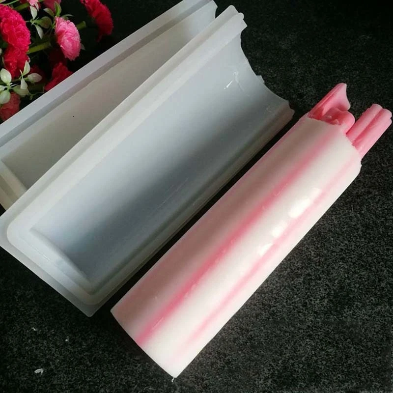 DIY мыло Плесень ручной работы мыло трубчатый Плесень мыло ручной работы украшения форма для изготовления свечей инструмент слой торт форма для теста