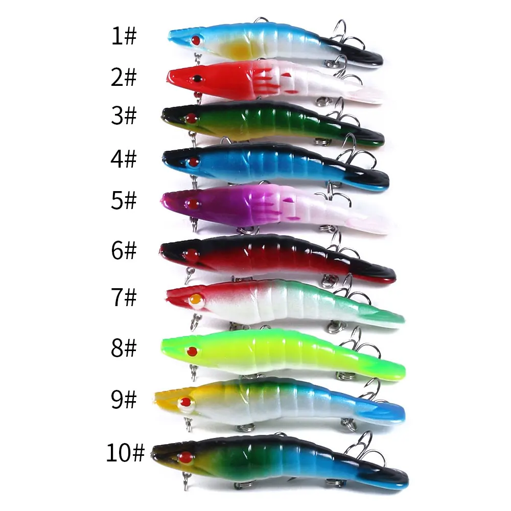 85 мм рыболовная приманка гольян жесткая искусственная Лобстер креветка снасть