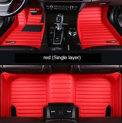 Кожаный напольный коврик для автомобиля автомобильные аксессуары BMW F10 F11 F15 F16 F20