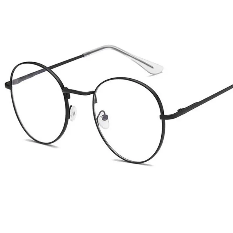 Круглые прозрачные очки с прозрачными линзами в стиле ретро модная оправа для