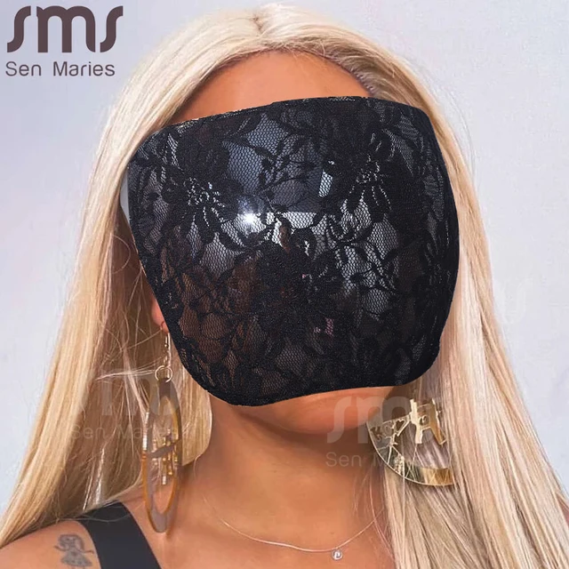 Unique Floral Lace Sunglasses Women One Piece Oversized Sun Glasses Men UV400 Goggles Windproof Outdoor Fashion Eyewear 1