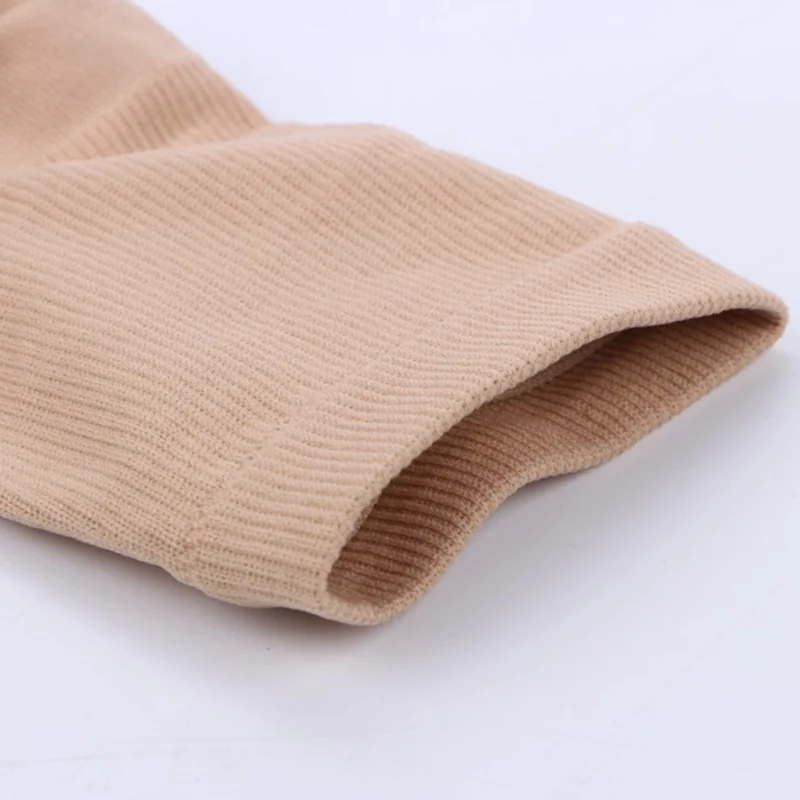 Newly Open Toe Gel Support Stockings Compression Knee High Socks with Side Zipper FDM | Женская одежда