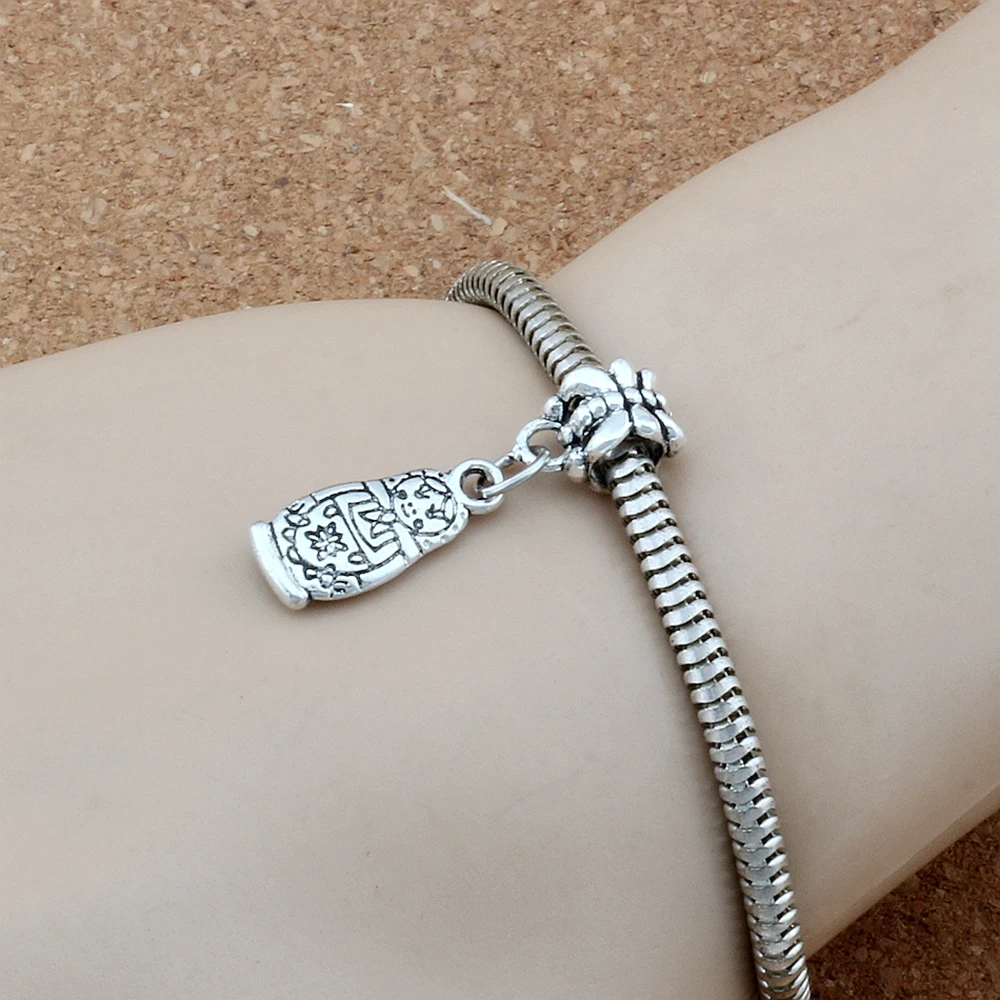 Бусины-подвески в виде российских кукол 20 шт./лот подходят для европейского