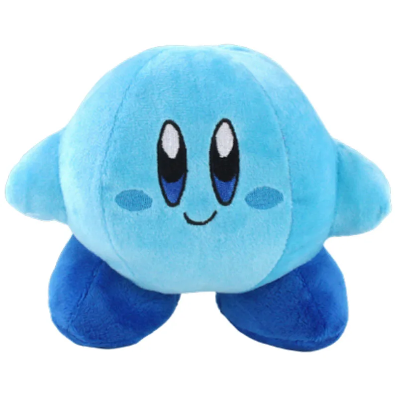 14Cm Takara Tomy Kawaii Special Blue Kirby Star Adventure Game Animal Pendant Soft Stuffed Plush Keychain Dolls Adult Kids Toys