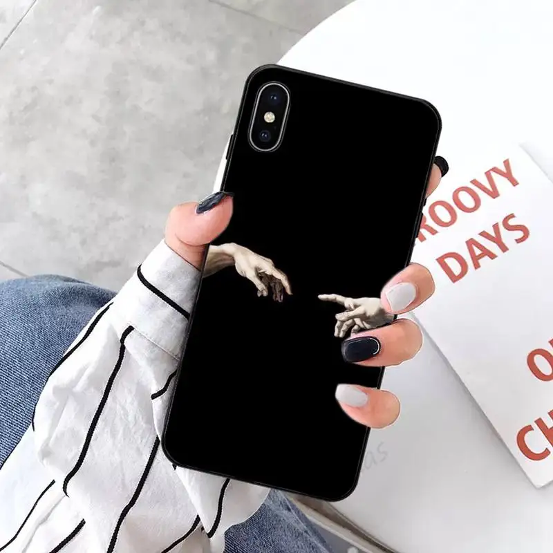 

Vintage Plaster Statue David aesthetic Art Phone Case for iPhone 11 12 mini pro XS MAX 8 7 6 6S Plus X 5S SE 2020 XR
