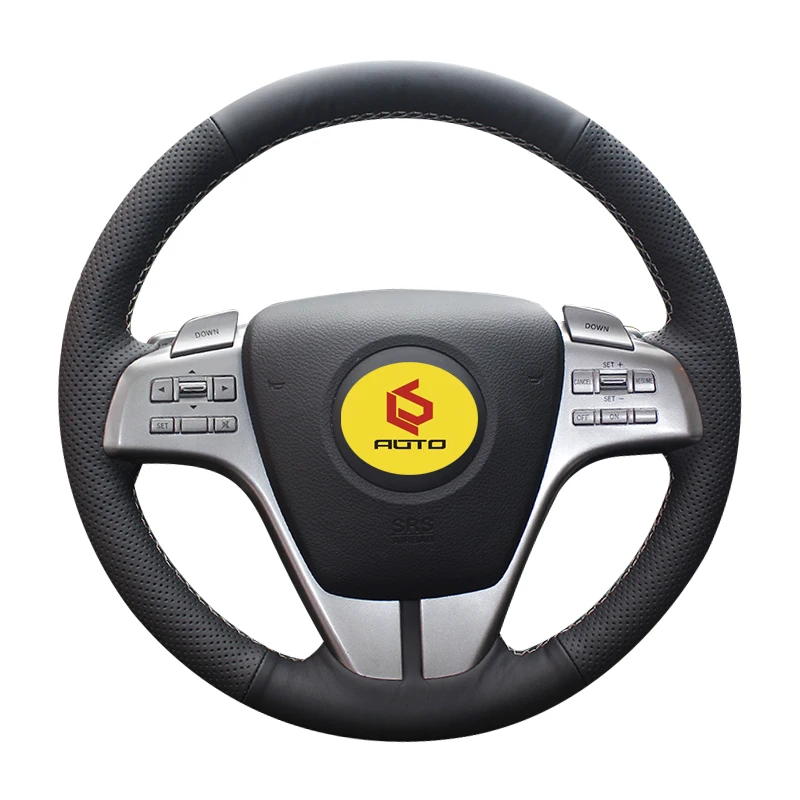 Оплетка на руль для Mazda 6 Atenza 2009 2013 кожаный чехол Чехол автомобильного