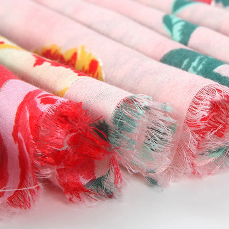 Новинка 2019 дизайнерский осенний хлопковый шарф для женщин шали и обертывания с