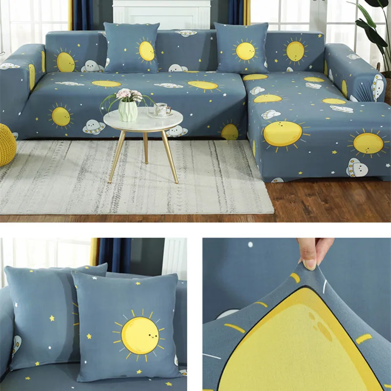 Набор чехлов для дивана эластичные накидки на 1/2/3/4 местные диваны гостиной|Чехлы