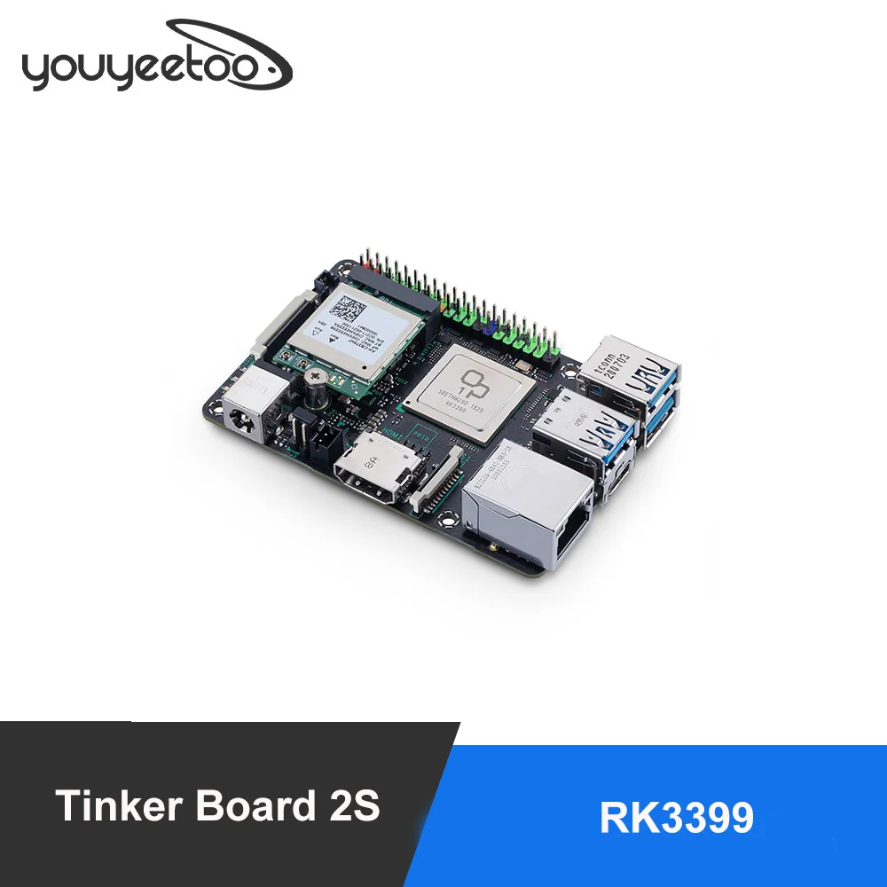 

Материнская плата ASUS Tinker Board 2S, Rockchip RK3399 an, одноплатный компьютер на базе Arm, поддержка SBC, Android 10, Ubuntu Tinkerboard 2S / Tinker2S