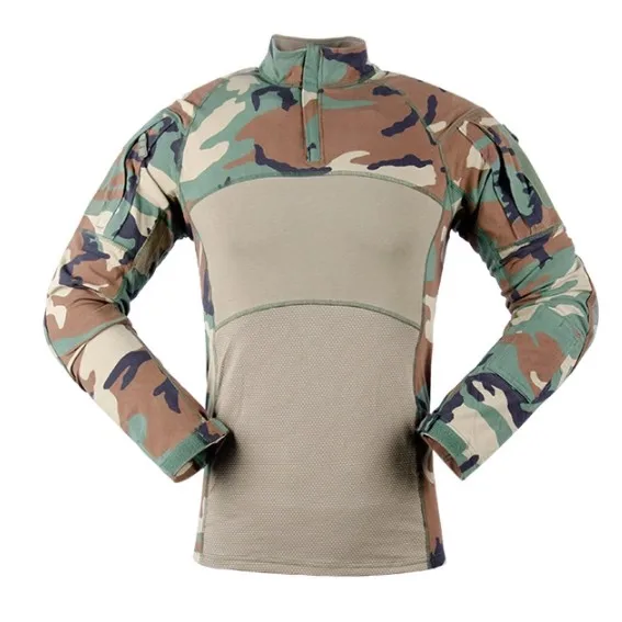 US Army Tactical Military Uniform Airsoft CS Game Camouflage Combat-Proven Shirts Rapid Assault Long Sleeve Shirt Battle Strike |