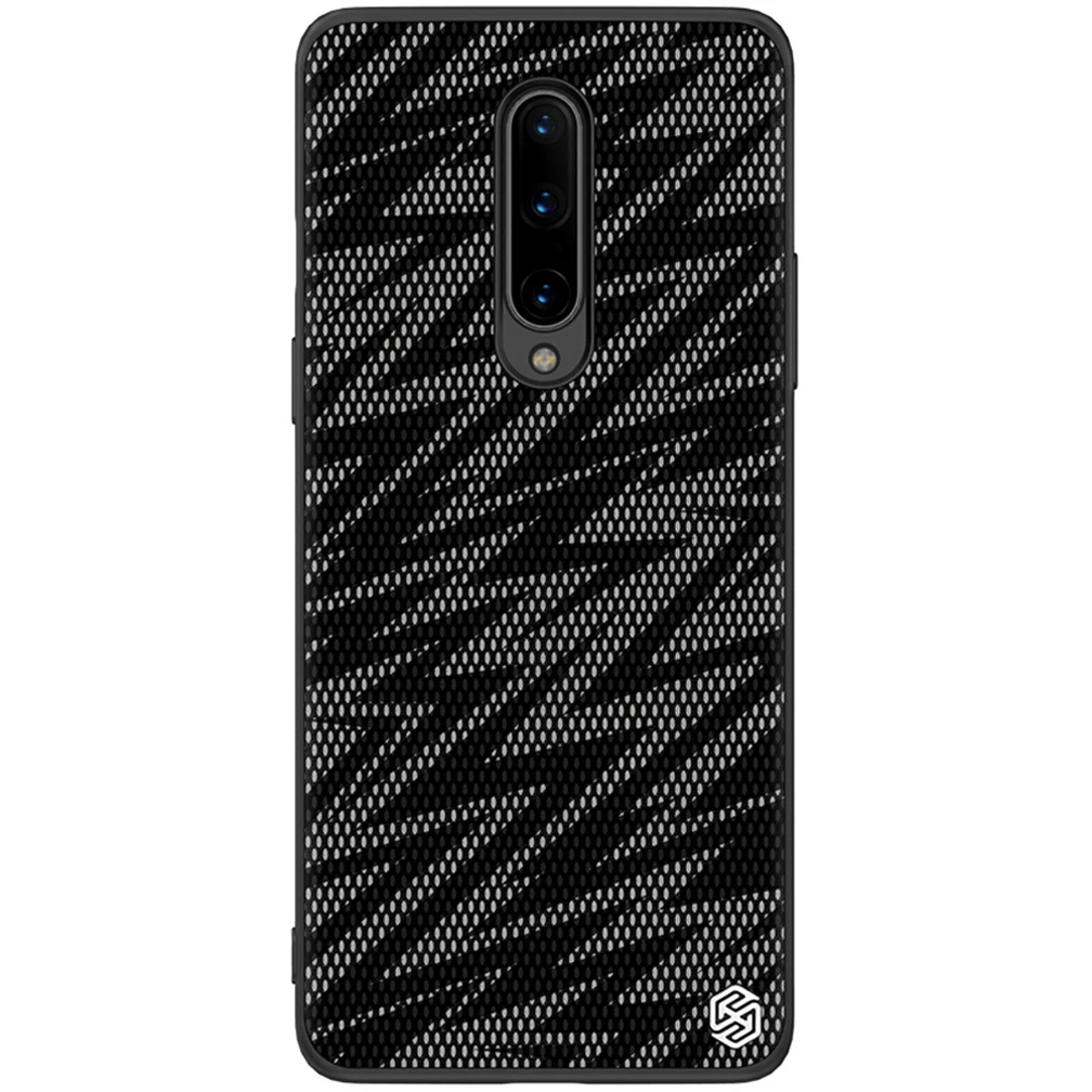 Для For OnePlus 8 чехол Twinkle s Nillkin Жесткий ПК + Мягкий ТПУ Градиент полиэстер
