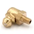 10 шт. M4 метрический штекер 90 градусов латунная смазка Zerk ниппель фитинг для смазочного пистолета