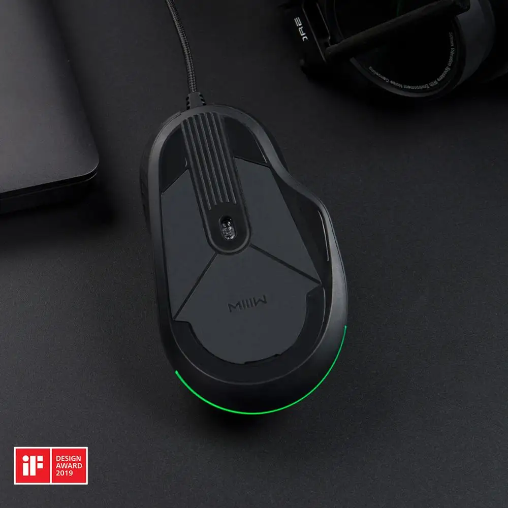 Miiiw 700G Проводная игровая мышь USB 6 программируемых кнопок 7200DPI цветная RGB подсветка