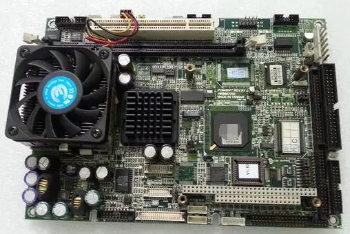 

100%OK PCM-9577F Original Embedded IPC Motherboard PCM-9577 Rev.A1 Industrial Mainboard SBC PC/104 Bus PCI Slot with CPU RAM FAN