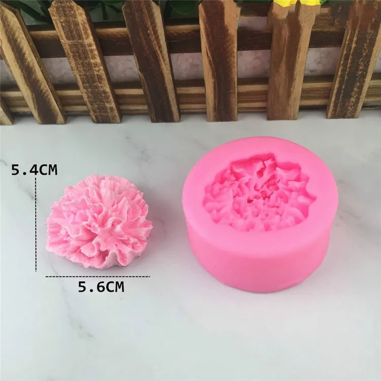Гвоздика в форме цветка помадка торт Силиконовая формочка виде цветов гипсовая