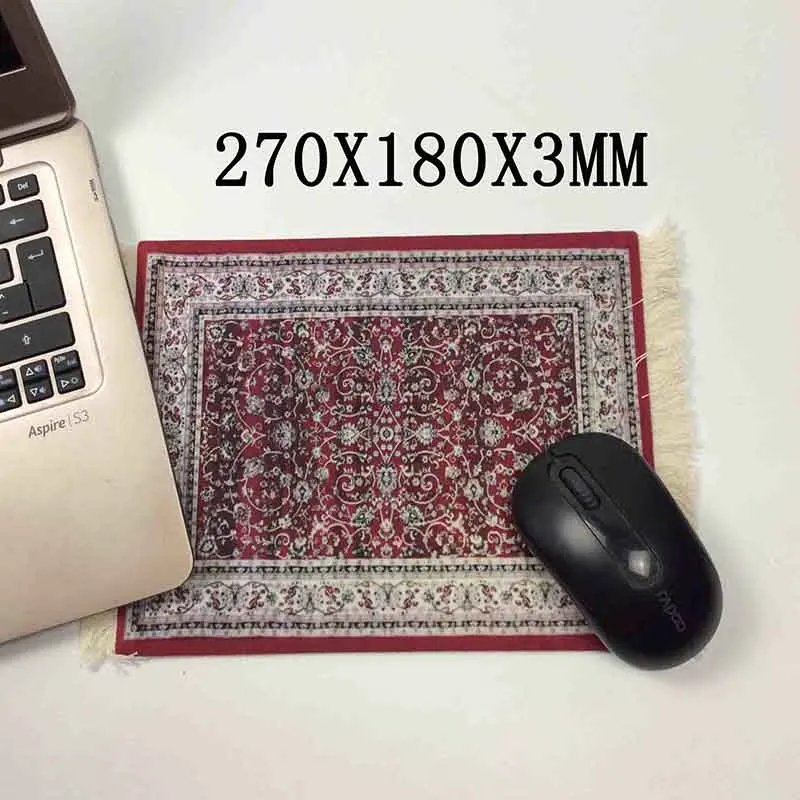 270X180X3MM-36 Большой коврик для мыши персидский ковер Ноутбук игровой ПК механическая клавиатура Коврик для мыши край белая кисточка резиновая подставка для домашних животных коврик - Цвет: 270X180X3MM-36