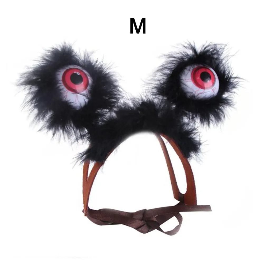 Домашнее животное собака котята призрак фестиваль мигающий глаз головные Уборы