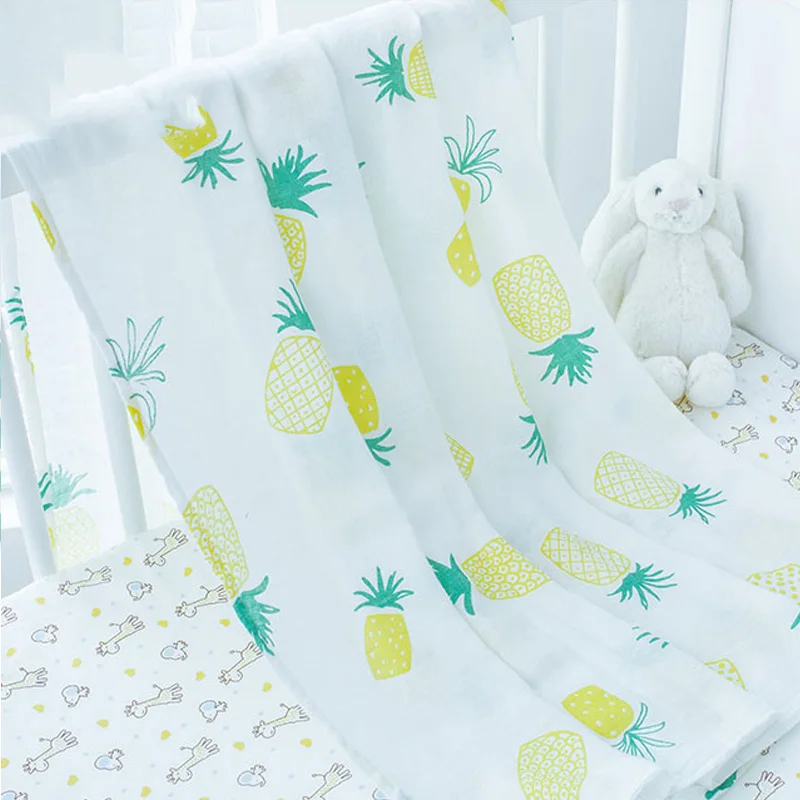 2018 Новое Детское одеяло 100% бамбуковое детское мягкое для малышей Двухслойное