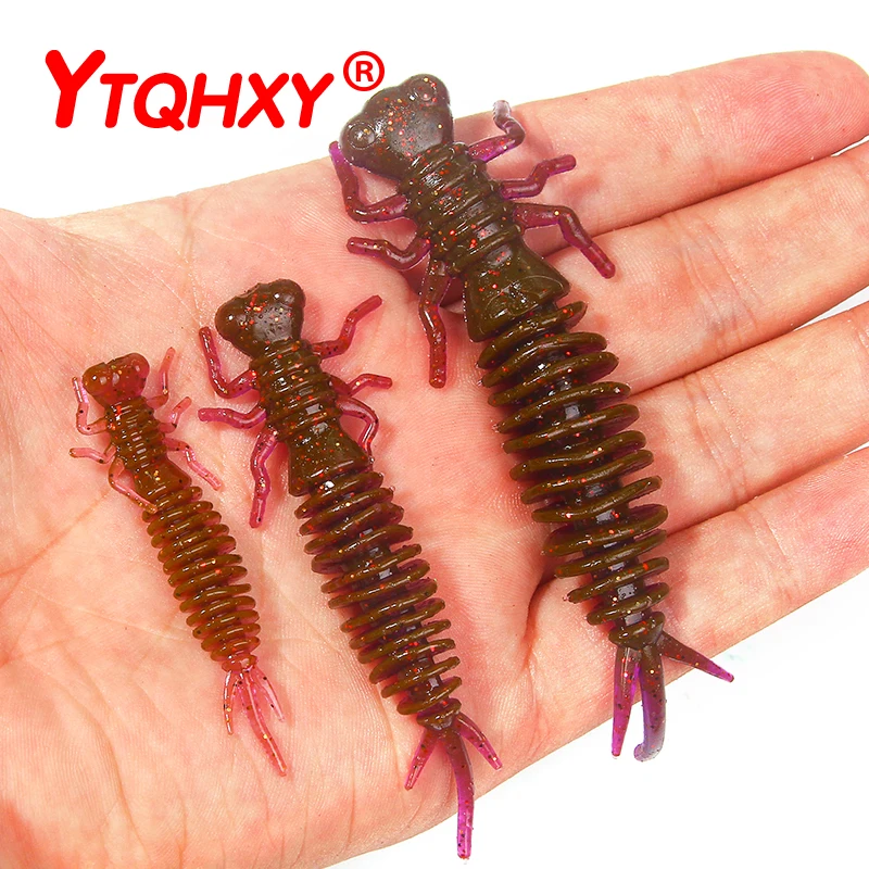 YTQHXY мягкие приманки 55/75/100 мм червь силиконовые воблер искусственная наживка
