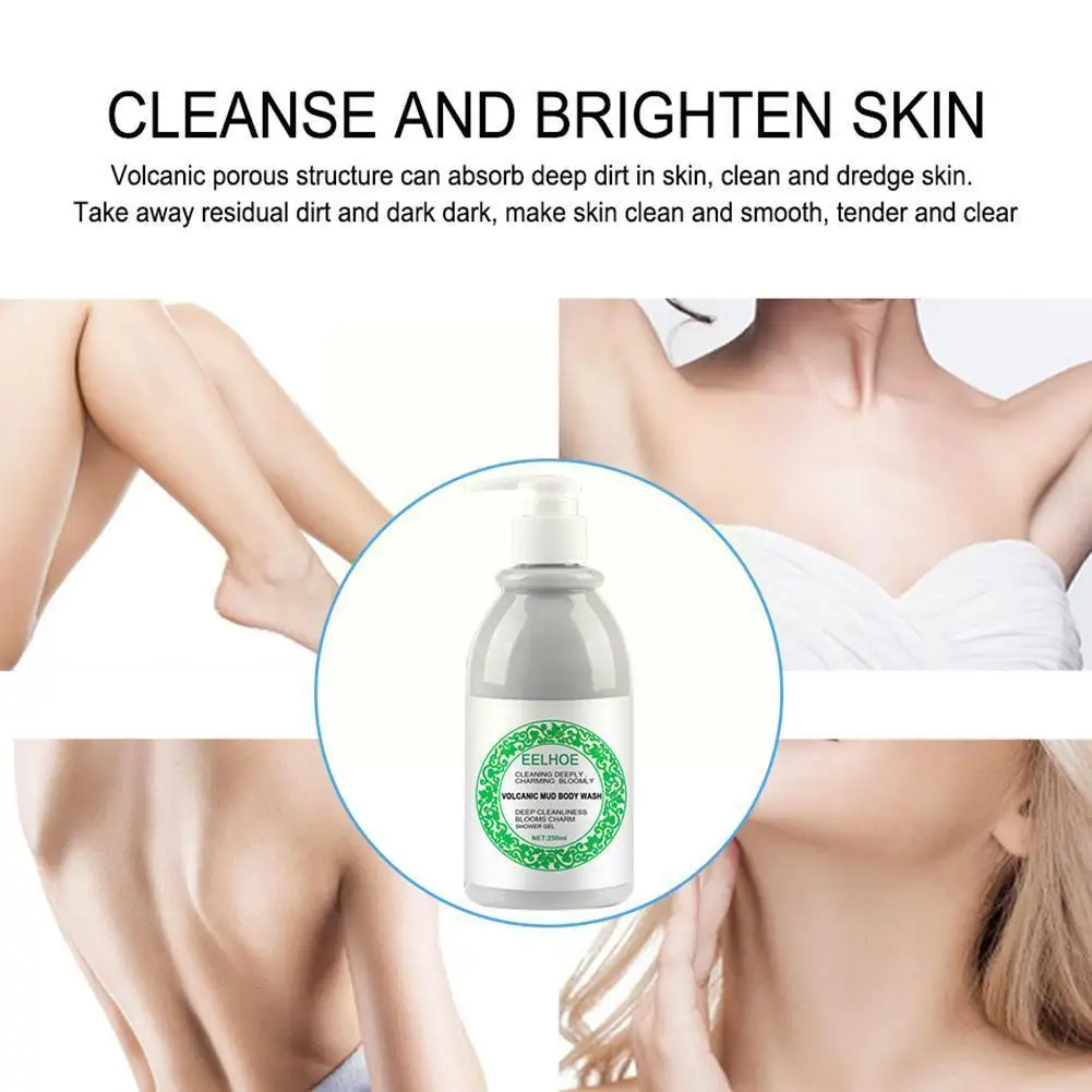 

Whitening Volcanic Mud Shower Gel, Deep Body Care, Cleansing, And Moisturizing, Oil Exfoliating, Control Acne J6D2