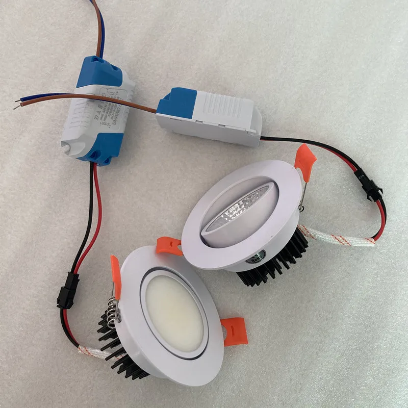 Светодиодный утопленный светильник с регулируемой яркостью 5 Вт 7 9 12 15 затемнения