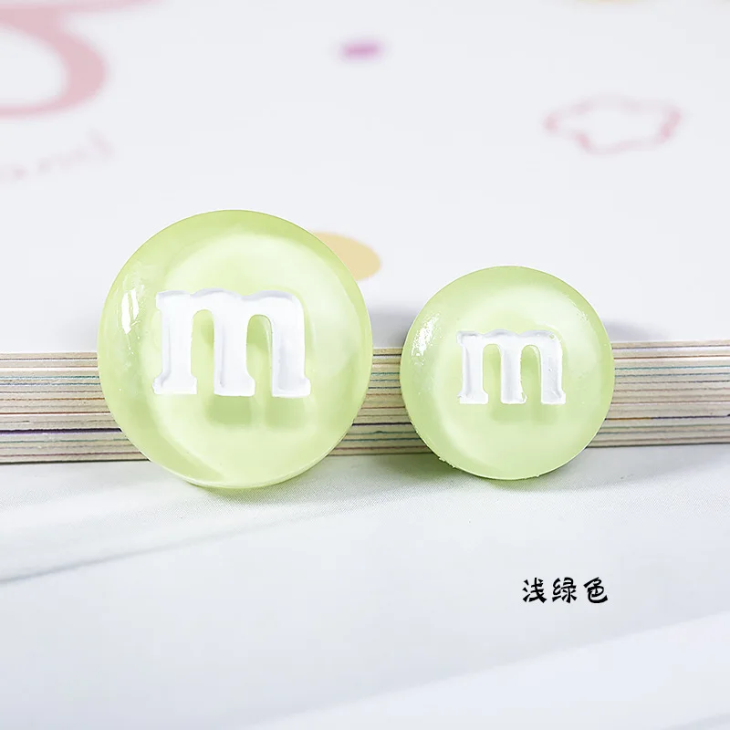 

30Pcs Mixed Mini Cute Simulation Resin M Chocolate Candy Flatback Cabochons Scrapbooking DIY Decoration Craft Jewelry Findings