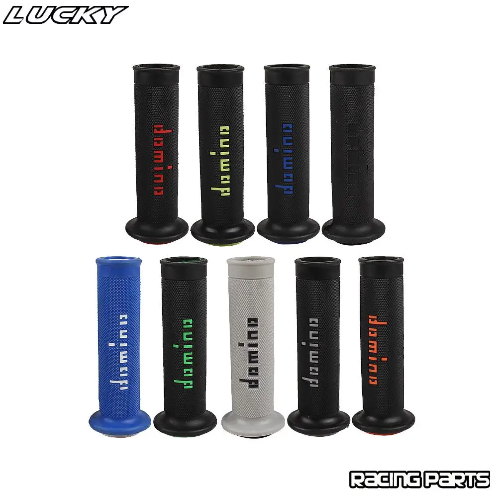 

7/8 "22 24mm Motorcycle Grips Handle Bar For KTM YAMAHA Universal Pit Bike Motocross Motorbike Rubber GEL Domino Grip 9 Colors