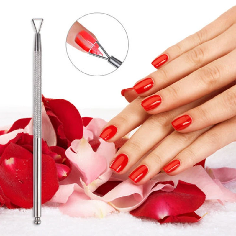 Полировальный агент из нержавеющей стали для удаления лака ногтей треугольный