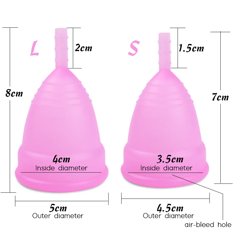 Многоразовые женские гигиенические менструальные чаши 1 шт. дамские медицинская