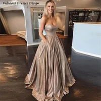2021 bling sequined prom dresses sexy strapless v neck lace up backless pockets long a line evening dress party %d9%81%d8%b3%d8%a7%d8%aa%d9%8a%d9%86 %d8%a7%d9%84%d8%b3%d9%87%d8%b1%d8%a9