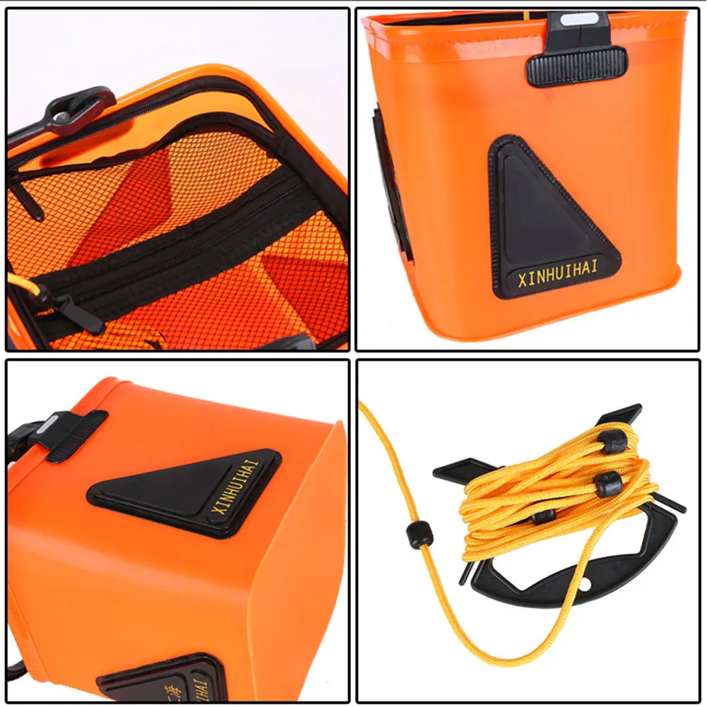 Недавно ведро для рыбалки складной контейнер хранения Перевозчик EVA с ручкой