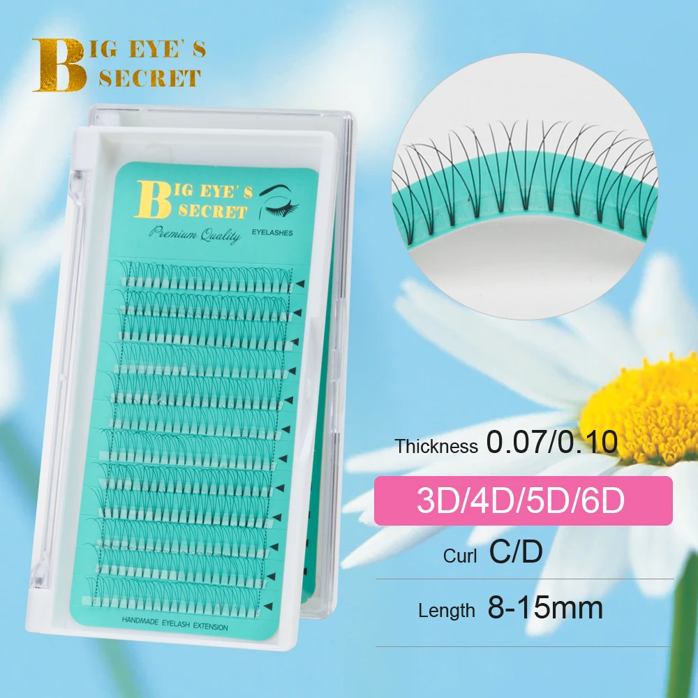 

Накладные ресницы Big eye's secret 3D4D5D6D, накладные ресницы, русский объем