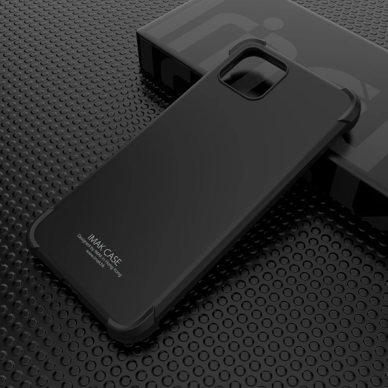 Чехол для Google Pixel 4 Pixel4 XL IMAK Ударопрочный Мягкий чехол для Google Pixel 4 XL - Цвет: Metal Black