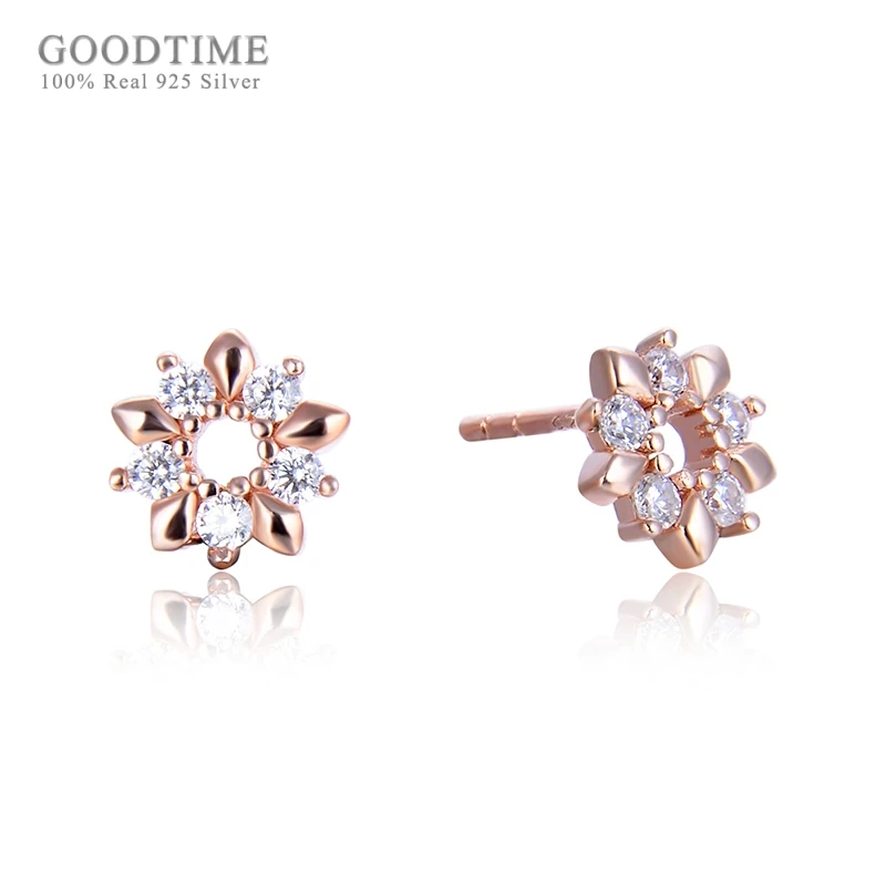 Женские серьги-гвоздики из серебра 925 пробы | Украшения и аксессуары