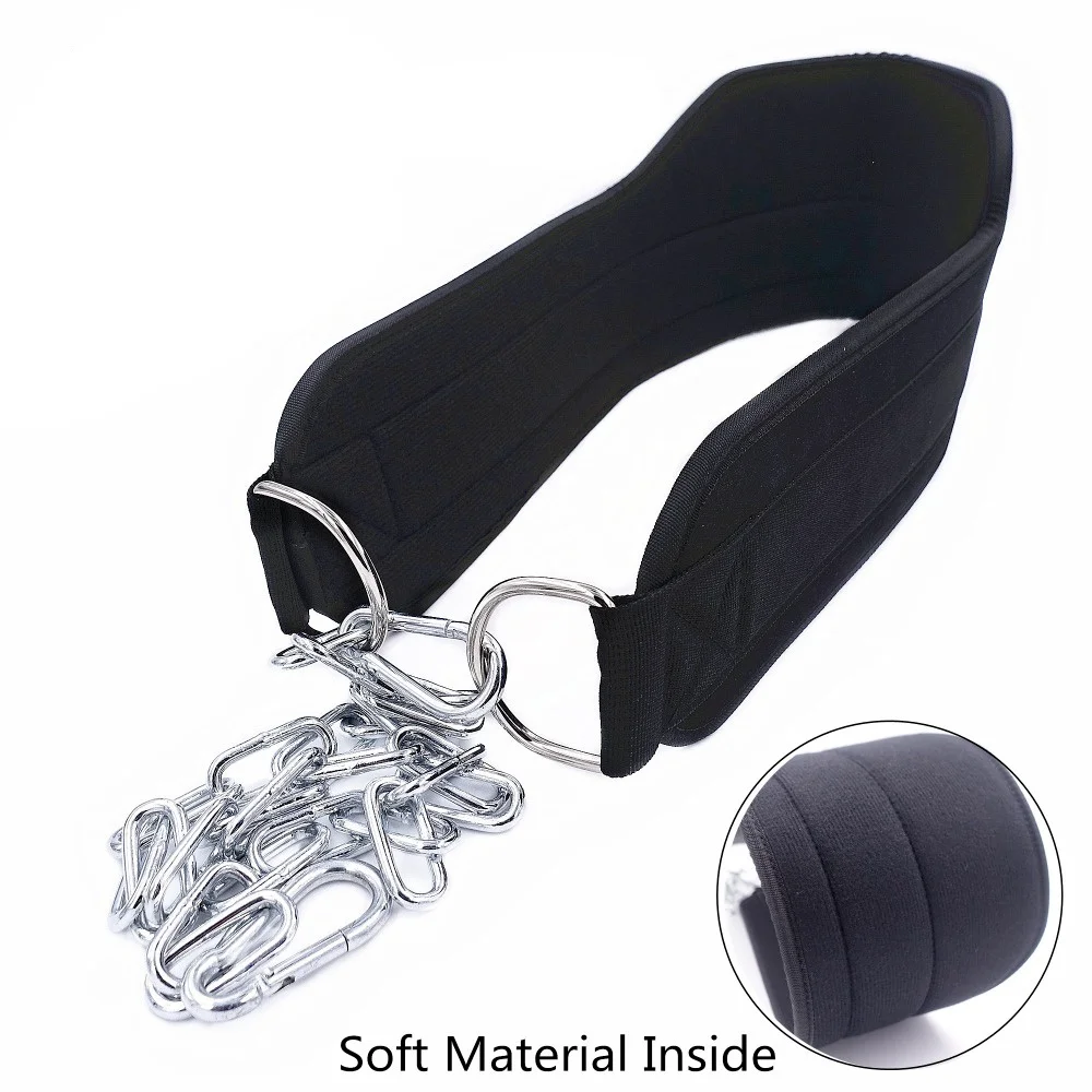

Fitness Equipments Drop Shipping Dip Belt Weight Lifting Gym Body Waist Strength Training Power Building Dipping Chain Pull Up