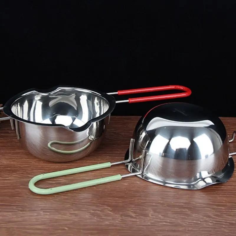 Нержавеющая сталь Шоколад масло плавильный горшок Сковорода стиль молока