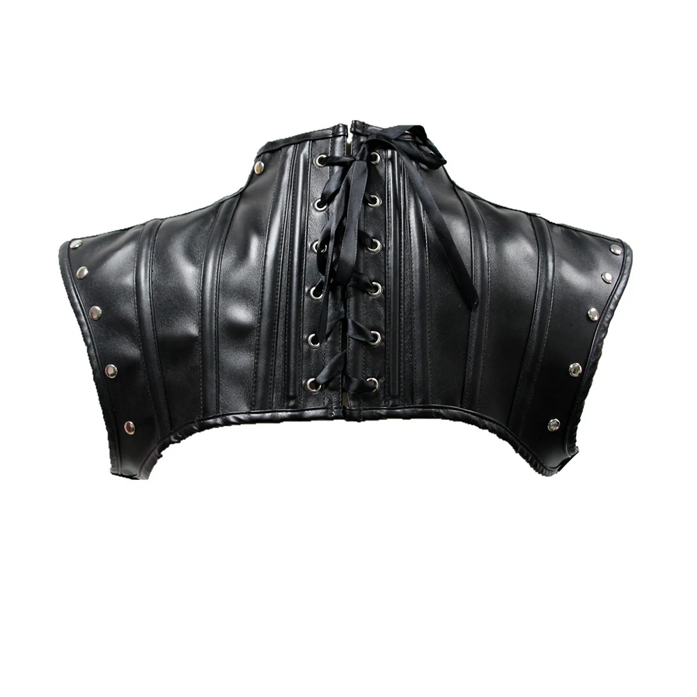 

Women Gothic Vintage Style Belt Buckle Adjustable Punk Shawl Corset Crop Tops Women's clothing ropa mujer 2020