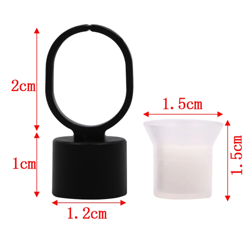 10 шт. губка для макияжа микроблейдинг тату чашки пигментные кольца держатель
